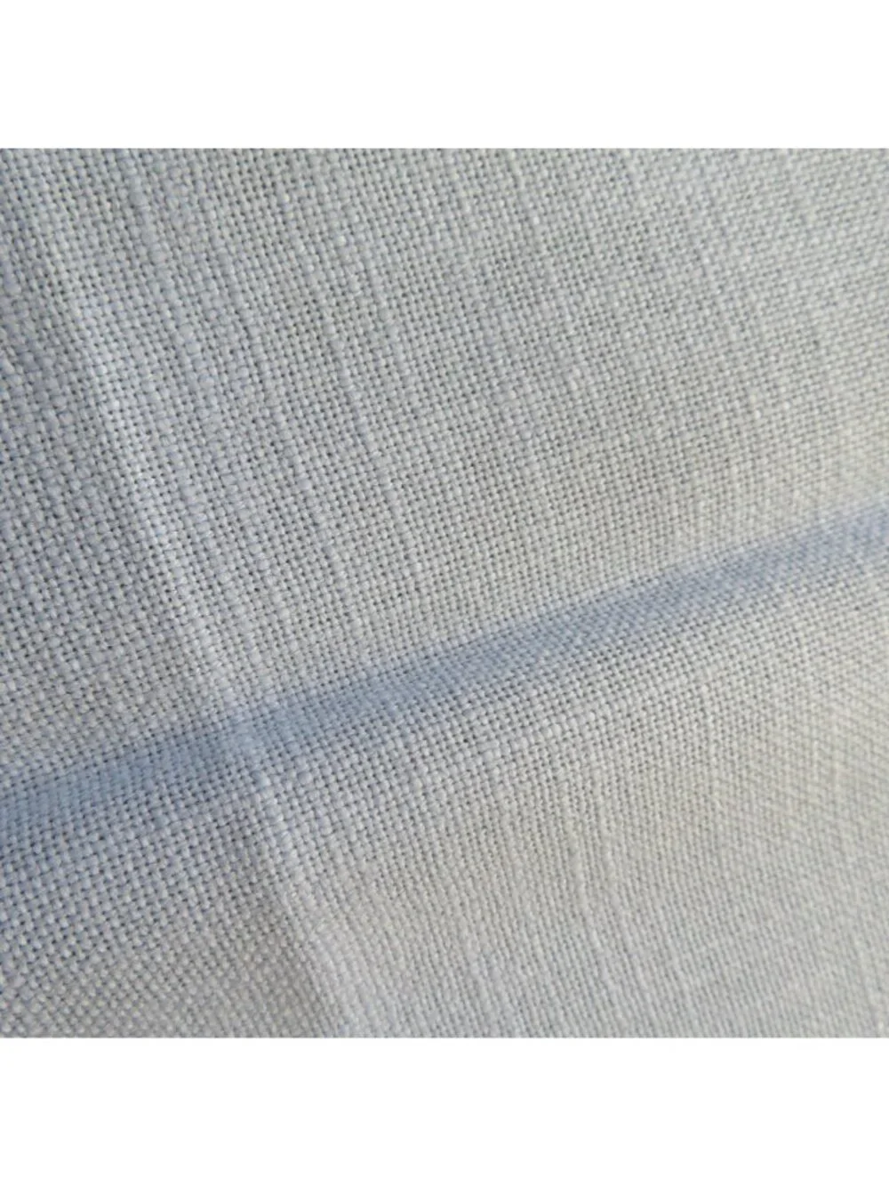 Set of 8 Light Blue Linen Blend Napkins 9
